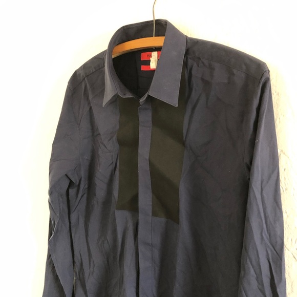 Hugo Boss Slim Fit Dress Shirt Men’s Large - Picture 3 of 6